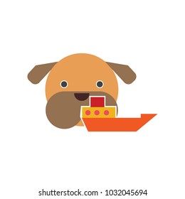 Ship Dog Logo Icon Design