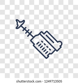 Ship Engine icon. Trendy linear Ship Engine logo concept on transparent background from Nautical collection