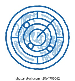 Ship Equipment sketch icon vector. Hand drawn blue doodle line art Ship Equipment sign. isolated symbol illustration