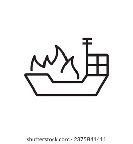 Schiffbruch-Symbol - Symbol für das Branding auf Schiffen