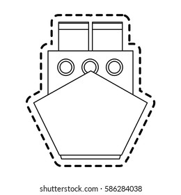ship frontview icon image 