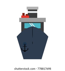 Ship frontview symbol