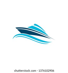 ship graphic logo design - Vector