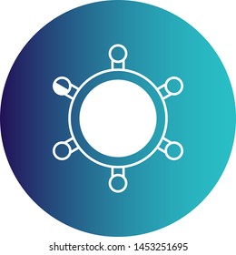 Ship Helm icon for your project
