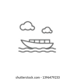 Ship, Holland icon. Element of Holland icon. Thin line icon for website design and development, app development. Premium icon