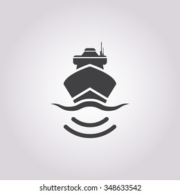 Ship icon. 