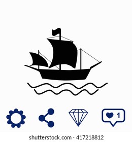 Ship icon.