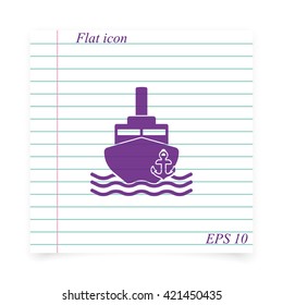 Ship icon.