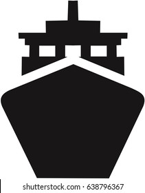 Ship icon. Cruise, tour, delivery concept, Marine boat. Transportation sign Isolated on white background. Trendy Flat style for graphic design, logo, Web site, social media, UI, mobile app, EPS10