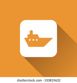 Ship icon. icon design