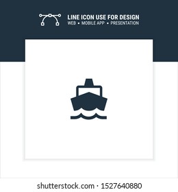 ship icon design vector illustration