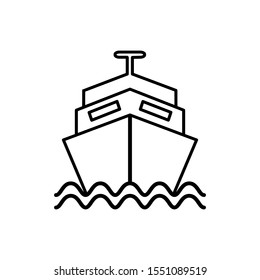 ship icon design vector template