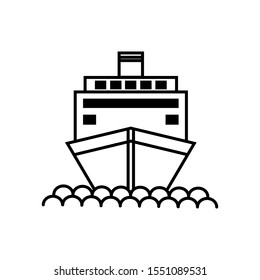 ship icon design vector template