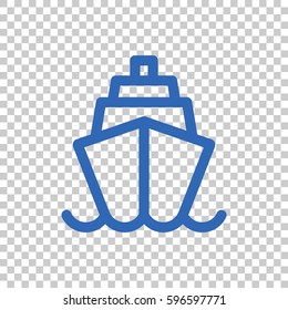 Ship icon Flat.