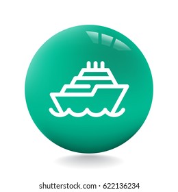 Ship icon Flat.
