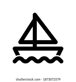 ship icon flat vector logo design trendy illustration signage symbol graphic simple