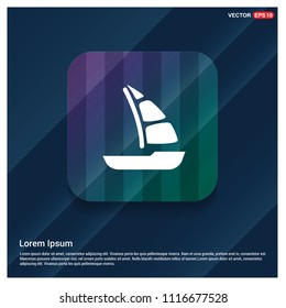 Ship icon - Free vector icon