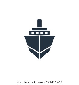 ship icon front