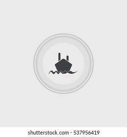 ship icon illustration isolated vector sign symbol