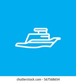 ship icon illustration isolated vector sign symbol