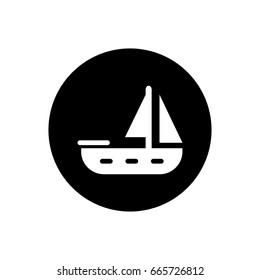 Ship icon illustration isolated vector sign symbol
