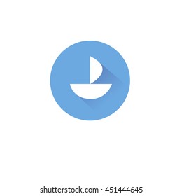 Ship icon illustration - stock vector