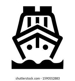 ship icon isolated sign symbol vector illustration - high quality black style vector icons
