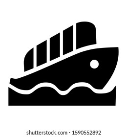 ship icon isolated sign symbol vector illustration - high quality black style vector icons
