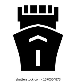 ship icon isolated sign symbol vector illustration - high quality black style vector icons
