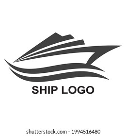 Diseño de la ilustración del logotipo del icono de envío