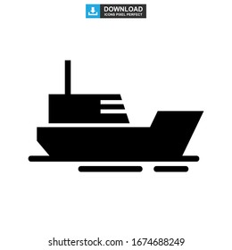 ship icon or logo isolated sign symbol vector illustration - high quality black style vector icons

