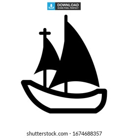 ship icon or logo isolated sign symbol vector illustration - high quality black style vector icons
