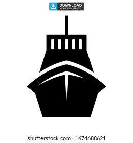 ship icon or logo isolated sign symbol vector illustration - high quality black style vector icons
