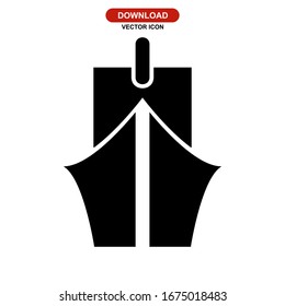 ship icon or logo isolated sign symbol vector illustration - high quality black style vector icons
