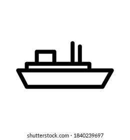 Ship icon or logo isolated sign symbol vector illustration - high quality black style vector icons
