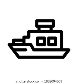ship icon or logo isolated sign symbol vector illustration - high quality black style vector icons
