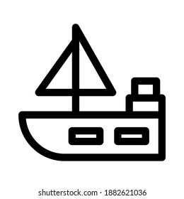 ship icon or logo isolated sign symbol vector illustration - high quality black style vector icons
