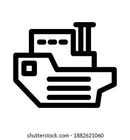ship icon or logo isolated sign symbol vector illustration - high quality black style vector icons
