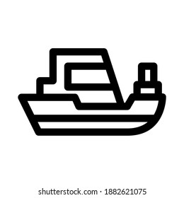 ship icon or logo isolated sign symbol vector illustration - high quality black style vector icons
