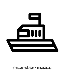 ship icon or logo isolated sign symbol vector illustration - high quality black style vector icons
