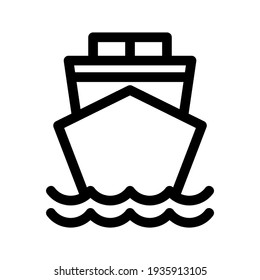 ship icon or logo isolated sign symbol vector illustration - high quality black style vector icons

