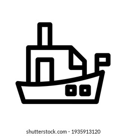 ship icon or logo isolated sign symbol vector illustration - high quality black style vector icons
