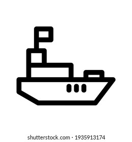 ship icon or logo isolated sign symbol vector illustration - high quality black style vector icons
