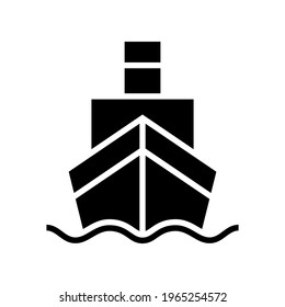ship icon or logo isolated sign symbol vector illustration - high quality black style vector icons

