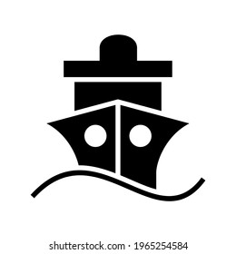 ship icon or logo isolated sign symbol vector illustration - high quality black style vector icons
