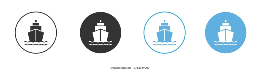 Conjunto de diseño de Plantilla de logotipo de icono de envío