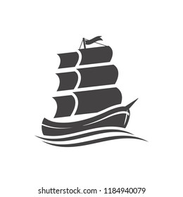 ship icon 
logo template vector