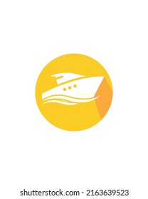 ship  icon on white background vector image