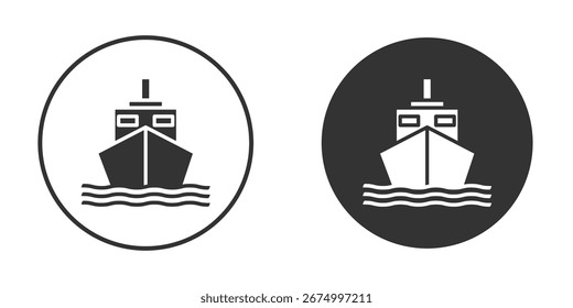 Pictograma de icono de envío. Ilustración de contorno de Vector aislado sobre fondo blanco.