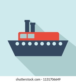 Ship icon. Sea transport